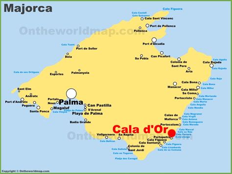 cala d'or map.